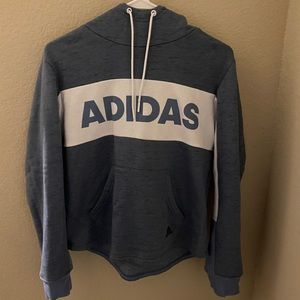 Adidas Small Blue & White Hoodie